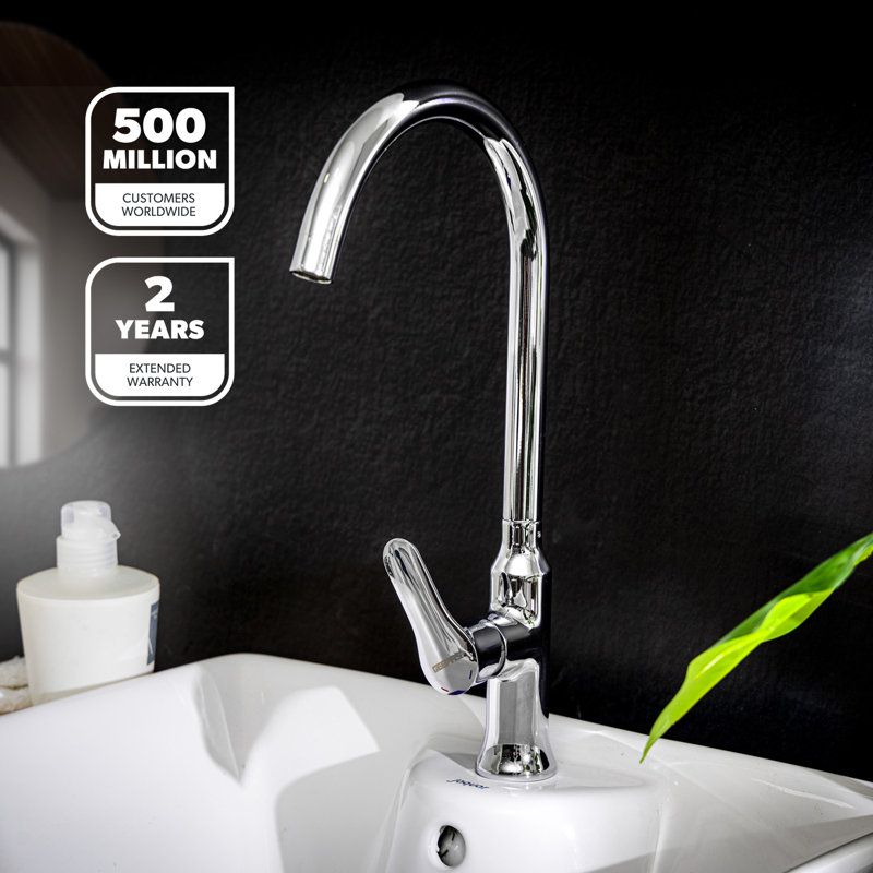 GEEPAS Kitchen Sink Tap Stainless Steel, 7 Year Warranty