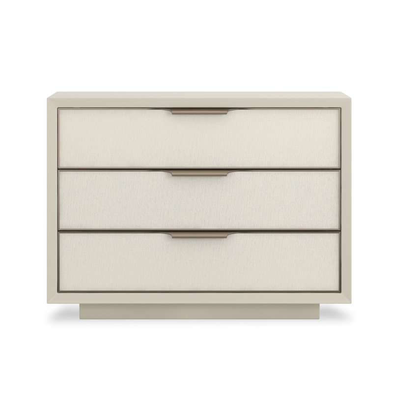 Caracole Classic 3 - Drawer Nightstand, Beige