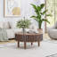 Table basse ronde à plateau relevable-188033536