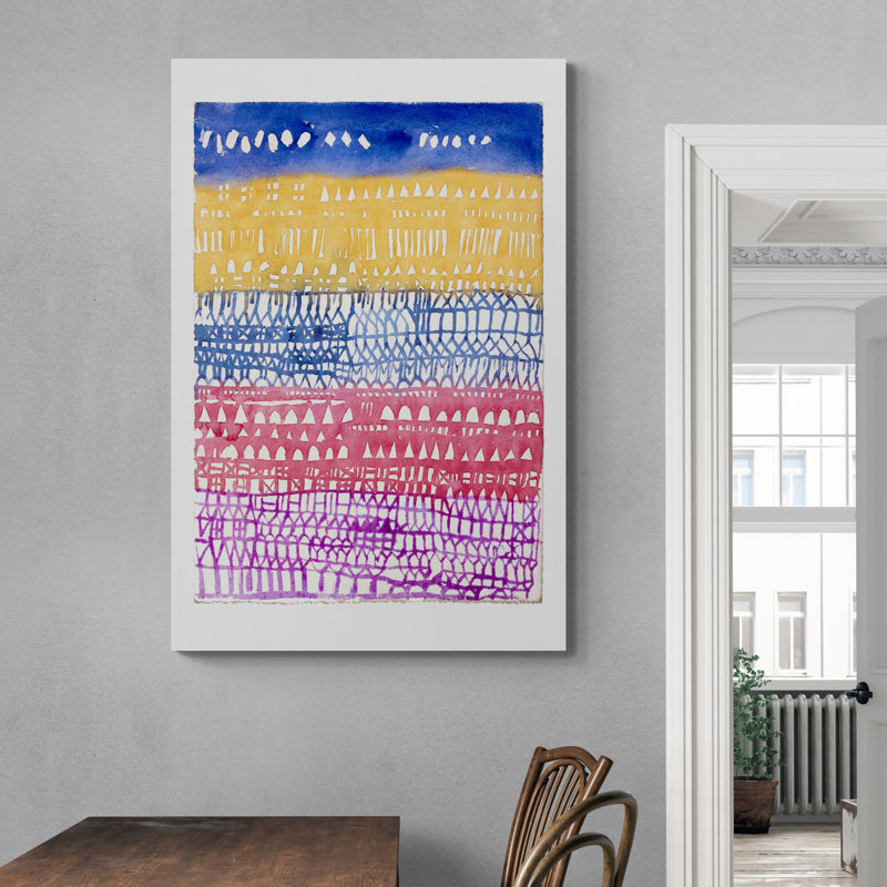 Strawberry by Paul Klee - Wrapped Canvas Print, 117cm H x 81cm W x 5cm D