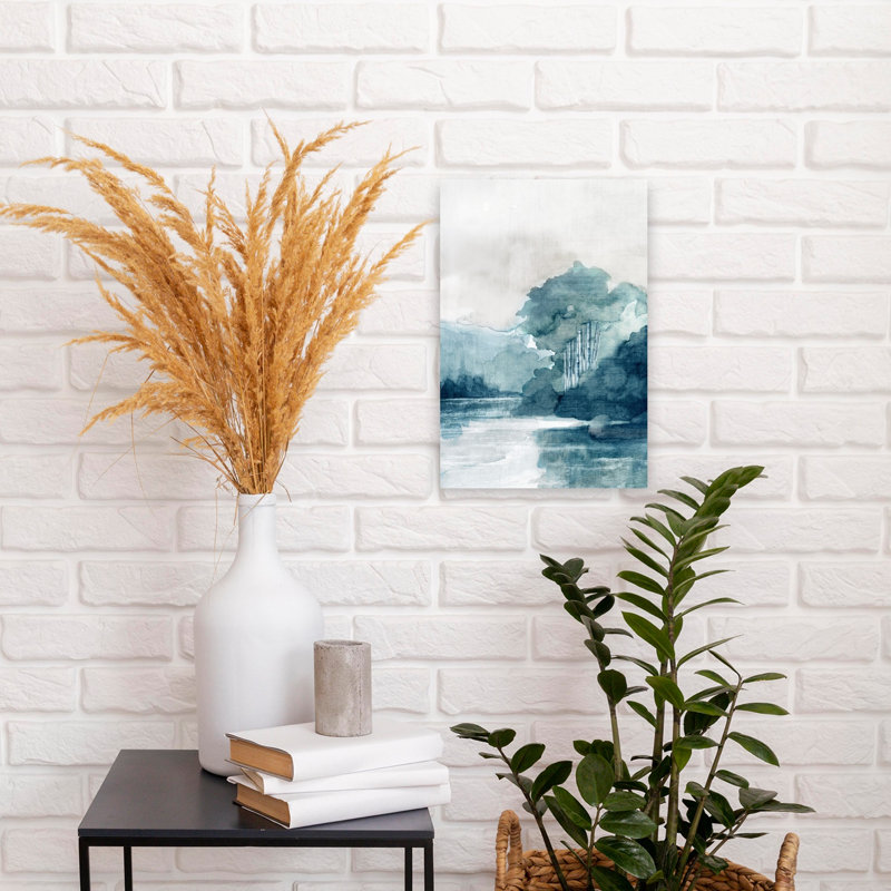 Misty River And Distant Hills II by PI Studio - Wrapped Canvas Print, 45.72cm H x 30.48cm W