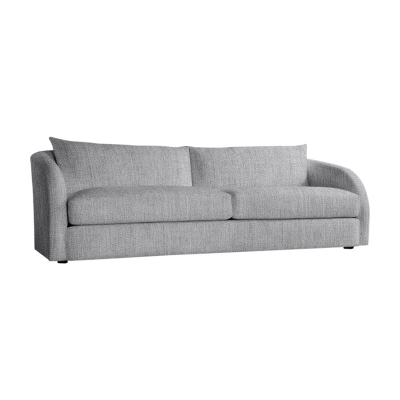 Palermo Outdoor Loveseat, Canvas Granite Sunbrella® Canvas