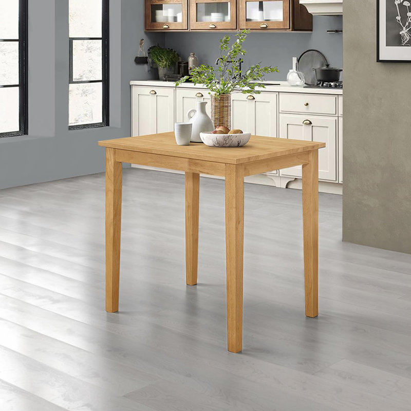 Baudilia Oak Solid Wood Dining Table