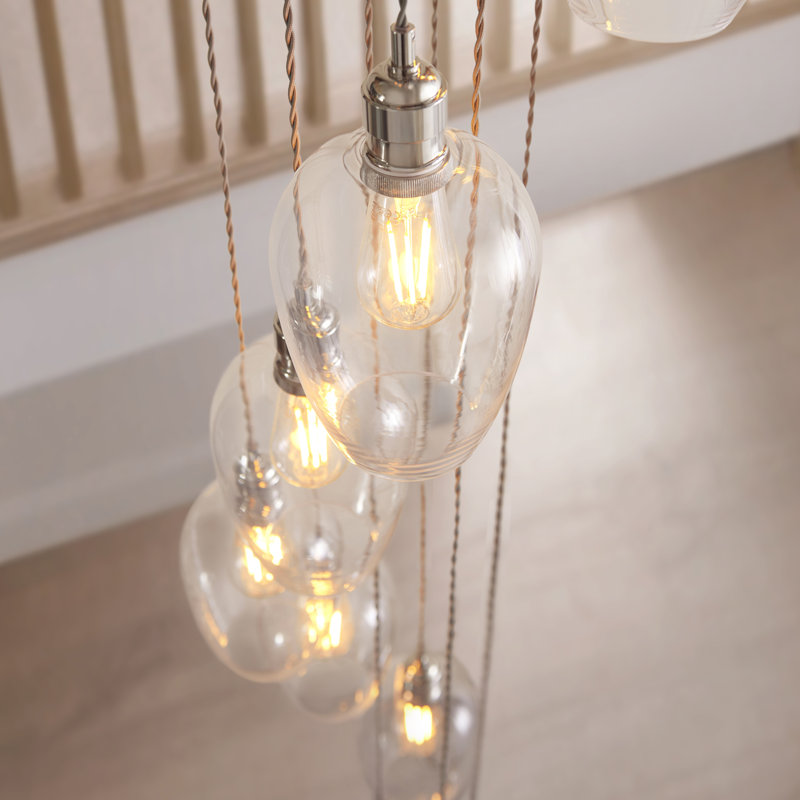 Alans 13 - Light Chandelier, Nickel