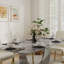 Ensemble de table de salle à manger en pierre frittée pour 6 personnes Aretzi-1039597870