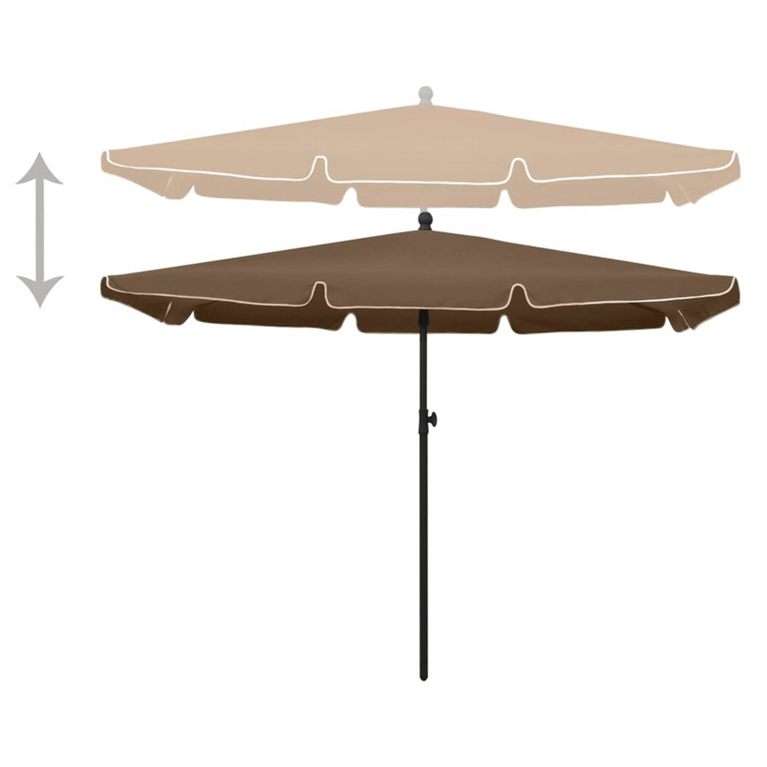 Jaxxon 210cm X 140cm Rectangular Market Parasol
