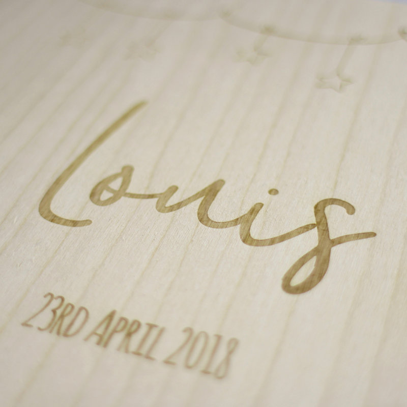 Jhoan Personalised New Baby Keepsake Box, Yes