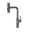 30" Drop-In Gunmetal Black Kitchen Sink With Pull-Out Faucet And Soap Dispenser - 30 X 22 X 10 Inch Single Bowl 16 Gauge Stainless Steel Topmount Kitchen Sink Basin-121405228
