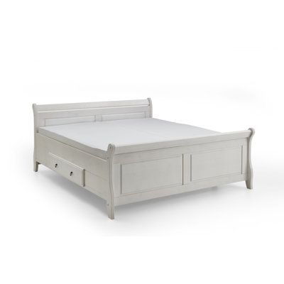 Eva Solid Wood Ottoman Storage Bed