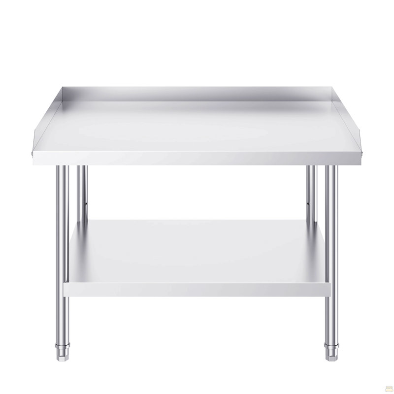 Stainless Steel Work Table, 30 X 36 X 26 Inch Commercial Food Prep Worktable