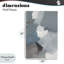Plaque murale abstraite gris orageux, design par Lanie Loreth-1048472713