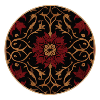 Tapis à motif aurore