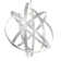 Kinetic 1-Light Single Globe LED Pendant