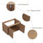 Base de meuble-lavabo simple 30 po Lavenia