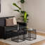 Nayson Glass Top End Table