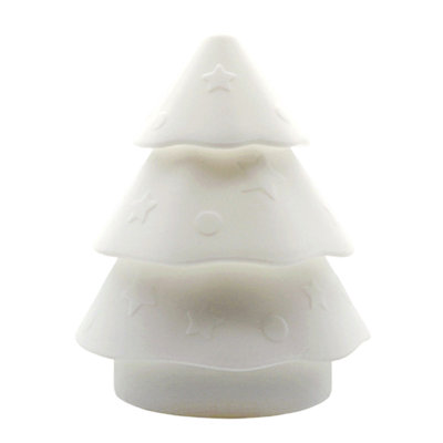 Sapin de Noël veilleuse de bureau en gel de silice Pat Light