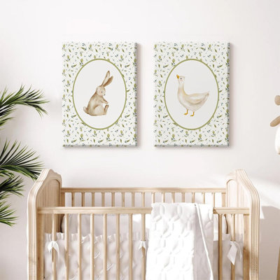 2 Piece Wrapped Canvas Wall Art