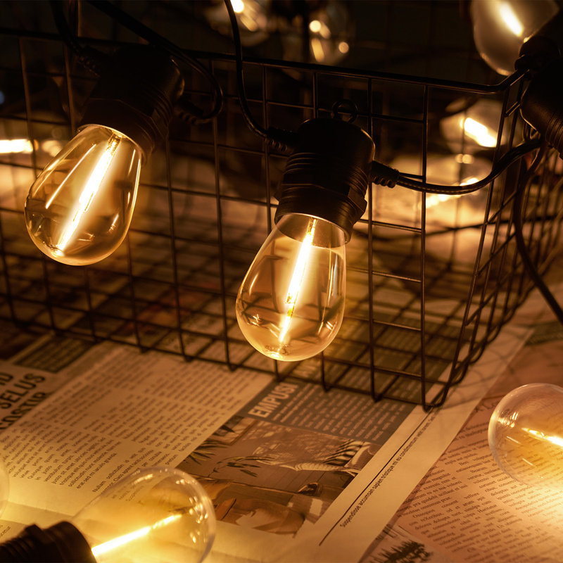 72 Ft. Outdoor 26 Bulb Standard String Light (can Be Connected End-to-end)
