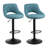 Terrianna Swivel Upholstered Adjustable Height Counter Stool with Metal Frame-1296404201-1296404197