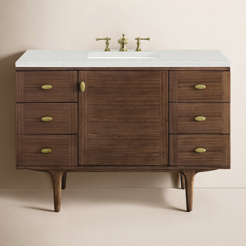 48'' Single Bathroom Vanity with Top, Lime Delight, 8" Widespread