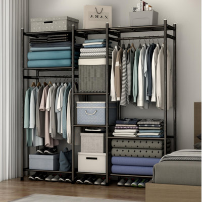 150cm Industrial Pipe Clothing Rack