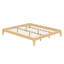 Base de lit plateforme en bois de bambou sec massif avec support en lattes de bois-1548500814