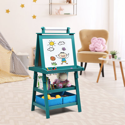 Gymax Wood Board Easel