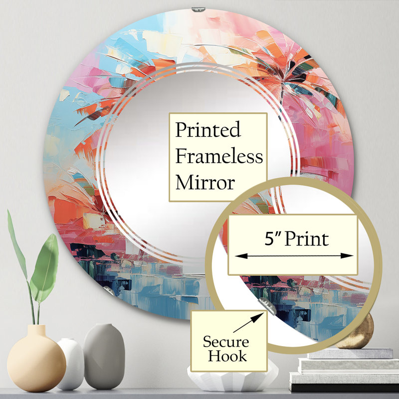 Miroir mural Wincer, 24 po x 24 po