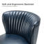 Chaise en similicuir Leona avec base en métal-1712813998