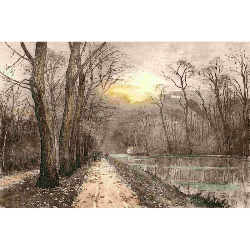" The Path " Painting Print, 32" H x 48" W  