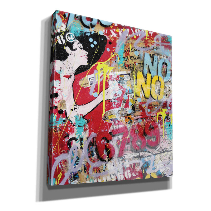 «Morning at Tiff's 2» par David Drioton, estampe numérique sur toile, H 30 po x l 26 po x P 1,5 po