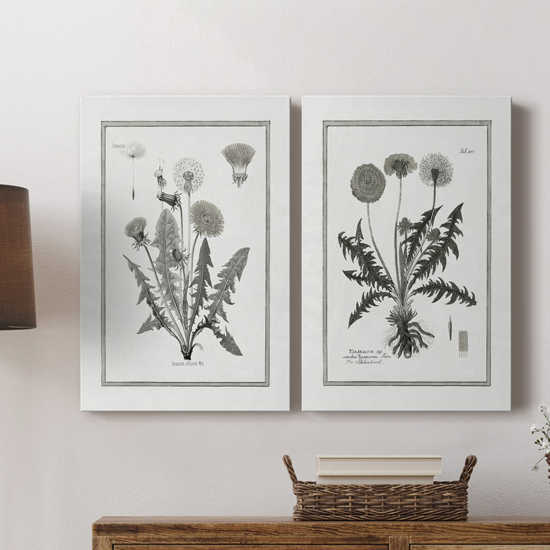 Toile tendue avec pissenlit I-Premium Gallery - prête à être accrochée, H 18 po x l 24 po