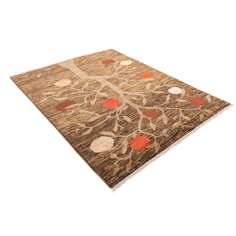 Tapis brun Naber
