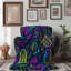 Bright Apparitions - Couverture en sherpa de qualité supérieure 1 pièce-100864010