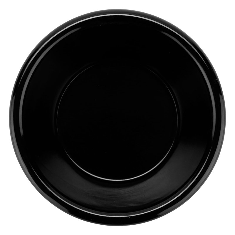 GET Plat de cuisson en mélamine et ramequin, Noir
