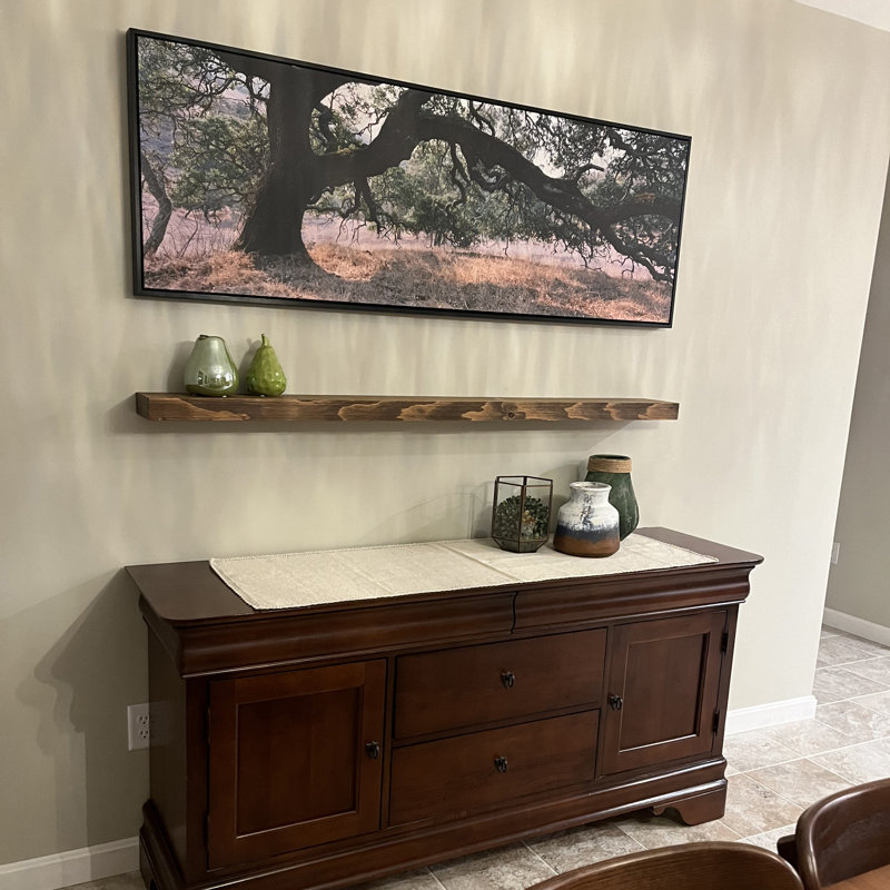 Devyn Pine, Brown, 2" H x 72" W x 6" D
