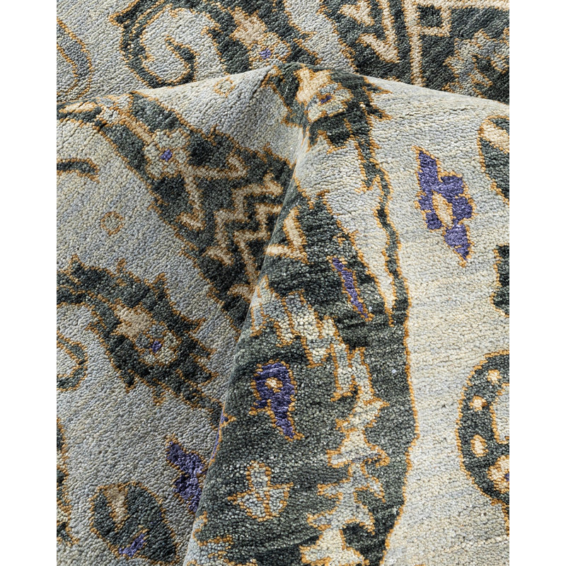 Overdyed One-of-a-Kind 9' 0" X 12' 2" Hand Knotted Area Rug