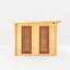 13ft x 10ft Studio Pent Log Cabin With Side Shed UPVC Windows & Doors (44mm)-105863317
