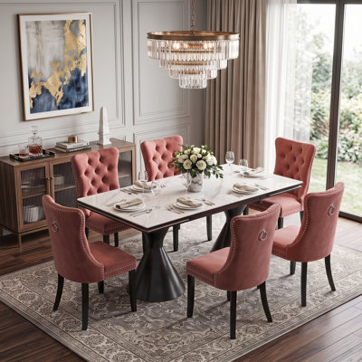 Ensemble de salle à manger extensible Modern Glam