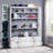 White Finish Bookcase W/Ladder-677474432