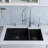 33.88'' L Double Bowl Granite Kitchen Sink-20524778