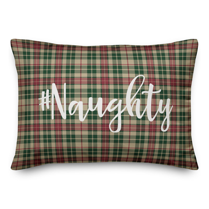  Coussin lombaire Naughty in Tartan