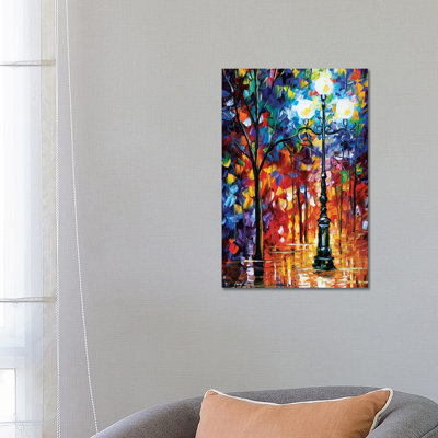Light In The Alley by Leonid Afremov - Painting on Canvas