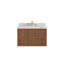 Ensemble de meuble-lavabo simple 36 po avec plateau en quartz Shaiann