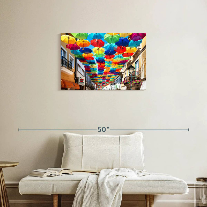 Hannes Colourful Umbrellas II, 20" H x 30" W