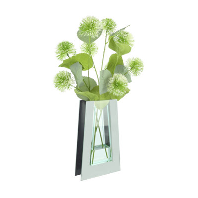 Thistle Arranged in a Mirror Glass Vase