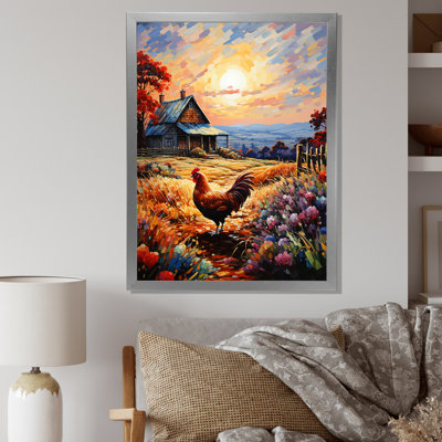 Aylamae Roaster Barnyard Serenade III sur toile