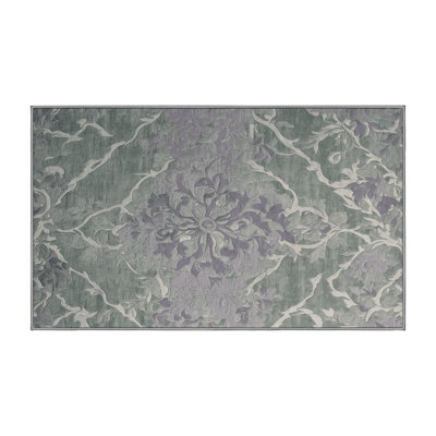 Machine Washable Gray Area Rug