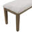 6-Piece Dining Table With Bench & 4 Side Chairs