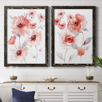 Translucent Blush I - ensemble de 2 reproductions d'art